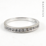 Slim Dainty Diamond Band Ring or Wedder.