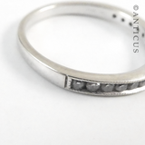 Slim Dainty Diamond Band Ring or Wedder.