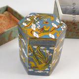 Vintage Cloisonné Caddy in Original Box.