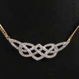 Gold and Small Diamonds Necklace.