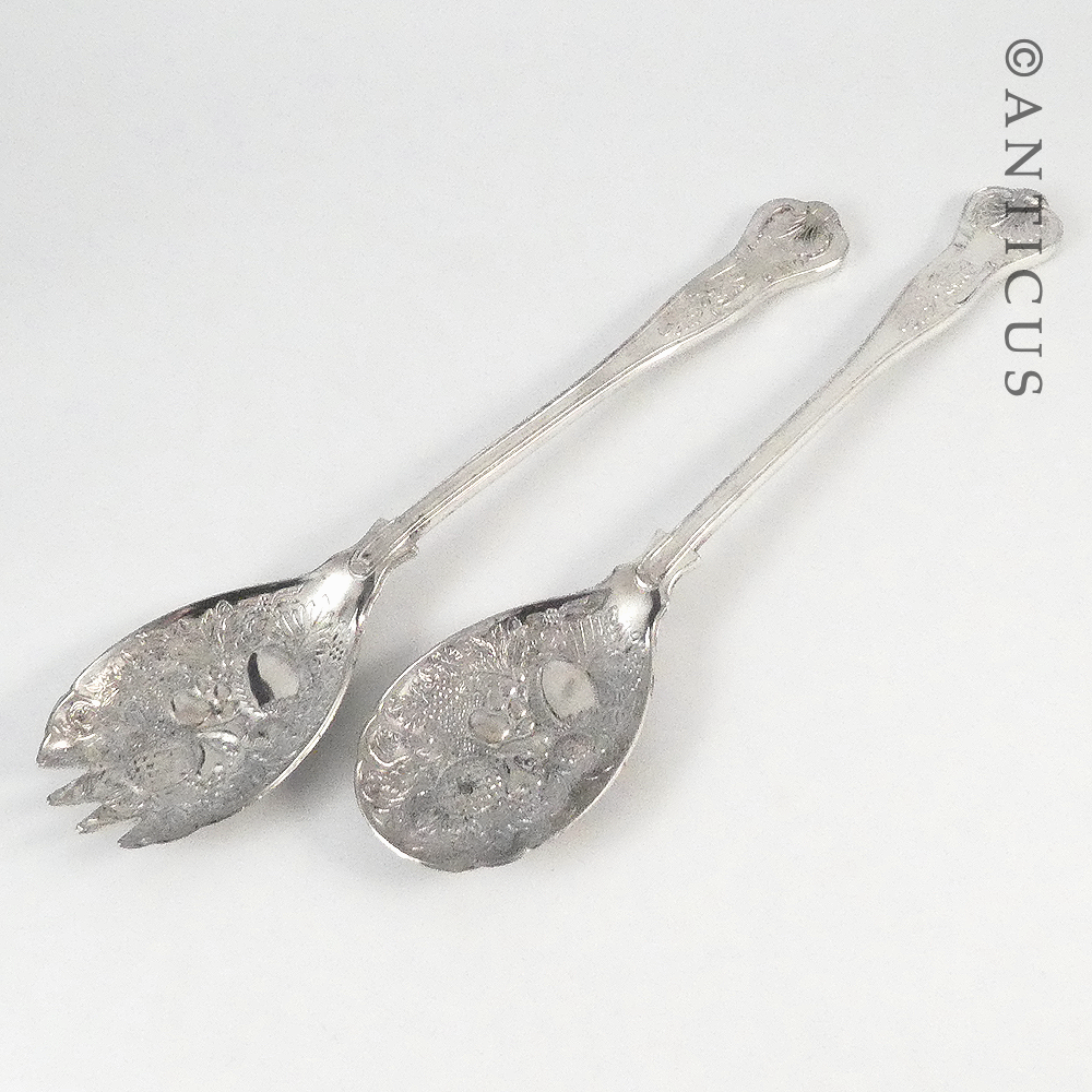 Pair of Berry Spoon Salad Servers.