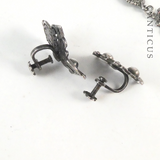 Ornate Necklace and Matching Earrings.