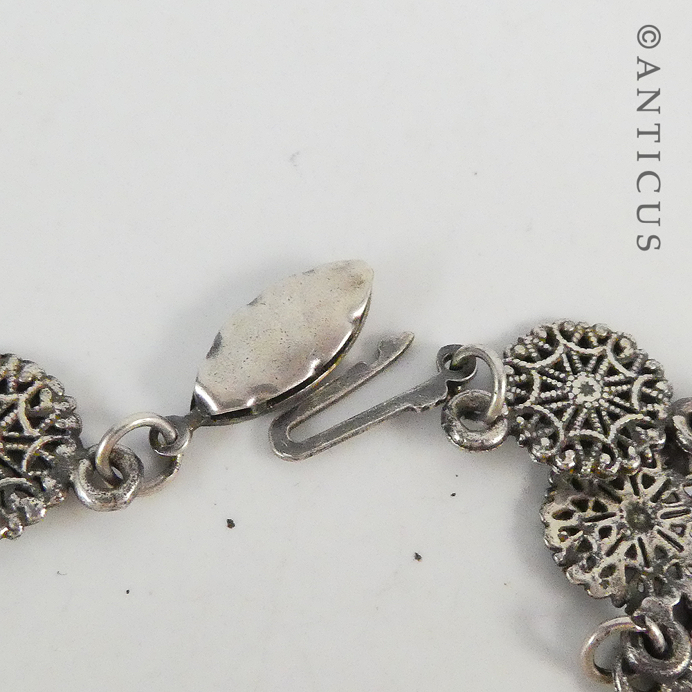 Ornate Necklace and Matching Earrings.