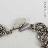 Ornate Necklace and Matching Earrings.