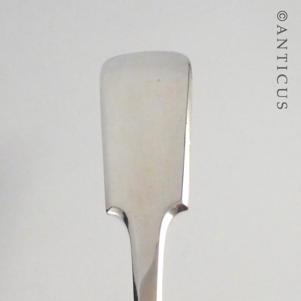 Large Antique Soup or Casserole Ladle, Silver Plate.