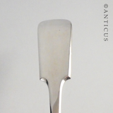 Large Antique Soup or Casserole Ladle, Silver Plate.