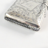 Antique Sterling Silver Vesta Case