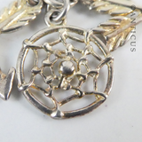 Silver Dreamcatcher and Arrow Charm Bracelet