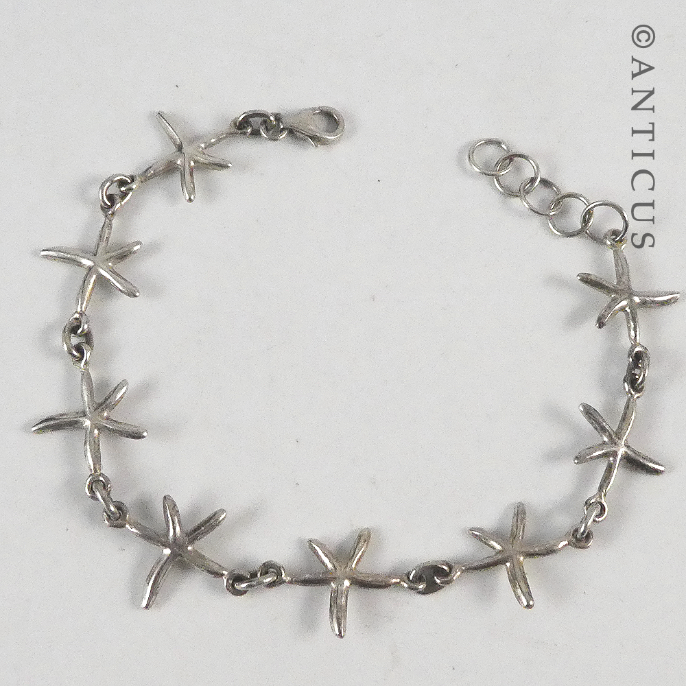 Silver Starfish Bracelet.