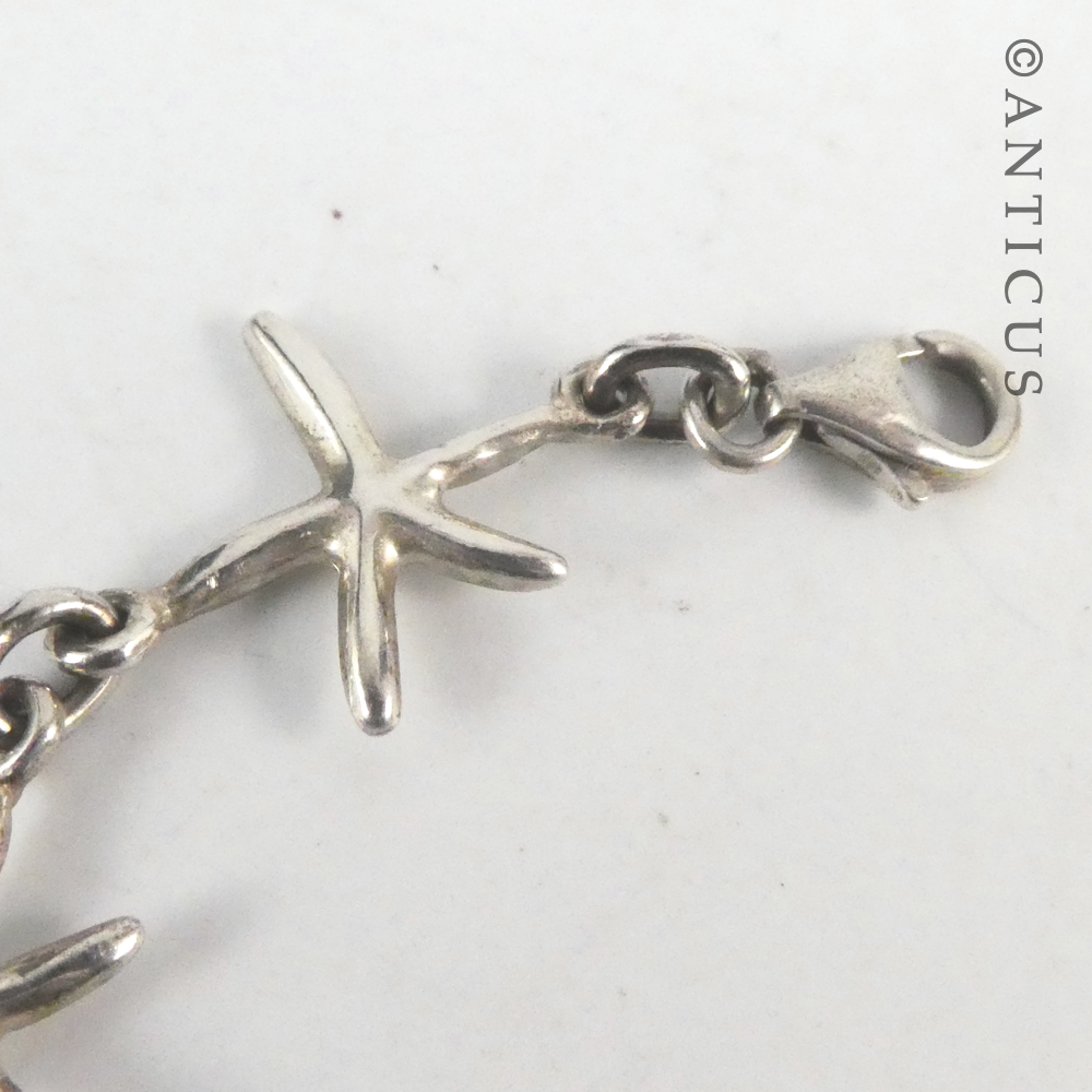 Silver Starfish Bracelet.
