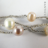 Pearl Bracelet, Three Strand, Magnetic Clasp