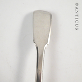 Sterling Silver Antique Teaspoon, 1825.