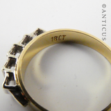 Vintage 18ct Gold and Diamond Half Eternity Ring.