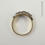Vintage 18ct Gold and Diamond Half Eternity Ring.