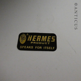 Vintage Handbag, Suede. Hermes Label?