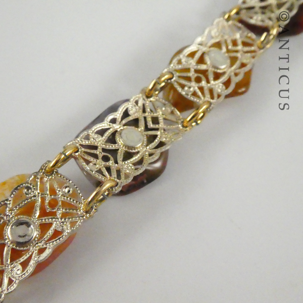 Vintage Agate Stones Bracelet.