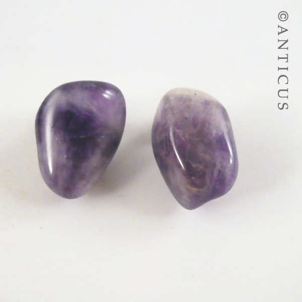 Vintage Amethyst Stones Bracelet and Earrings.