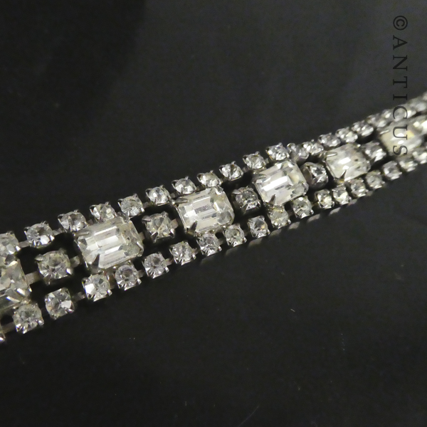 Vintage Weiss Diamanté Bracelet.
