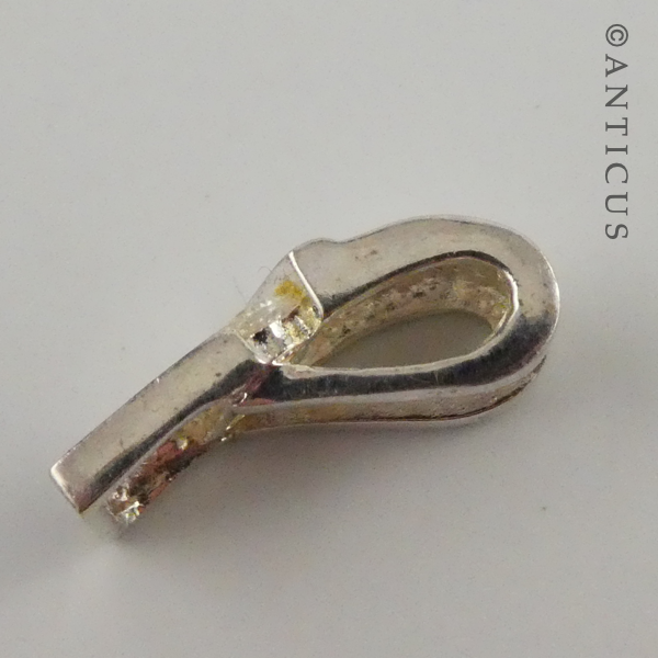 Silver and CZ Pendant.