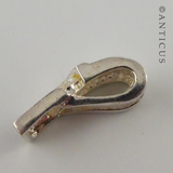 Silver and CZ Pendant.
