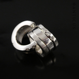 Sterling Silver Small Hoop Earrings with CZs
