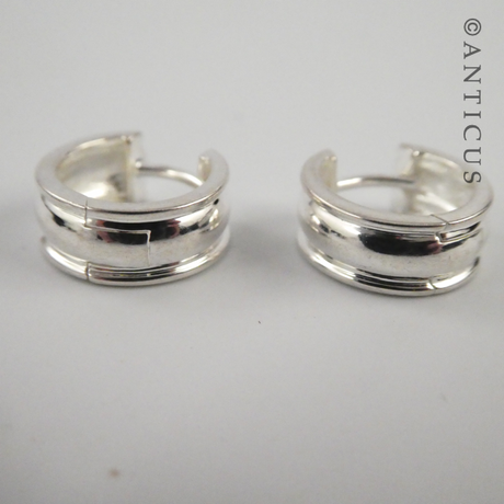 Little Silver Hoop Earrings.
