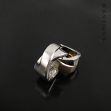 Sterling Silver Small Hoop Earrings.
