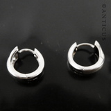 Sterling Silver Small Hoop Earrings.
