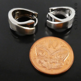 Sterling Silver Small Hoop Earrings.