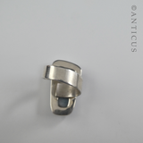 Blue Quartz and Sterling Silver Ring.