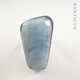 Blue Quartz and Sterling Silver Ring.