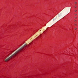 Carved Victorian Dip-Pen with Stanhope Peeps.