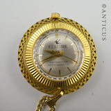 Vintage Pendant Watch on Long Chain.