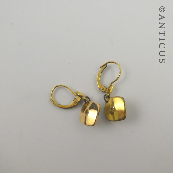 Pair of Cultured Pearl Drop Earrings.