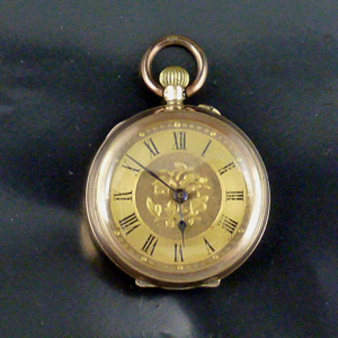 Swiss Petite Gold Pendant Watch, Late 1800s.