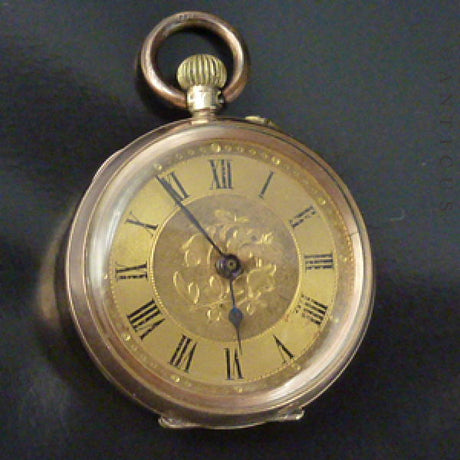 Swiss Petite Gold Pendant Watch, Late 1800s.