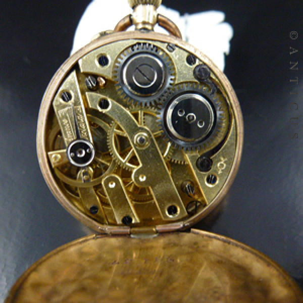 Swiss Petite Gold Pendant Watch, Late 1800s.