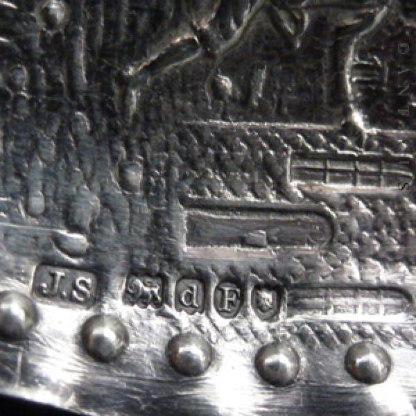 Hanau Silver Individual Punch Spoon, 1899.