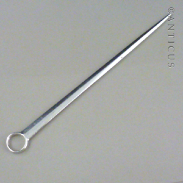Sterling Silver Meat Skewer, London 1804.