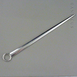 Sterling Silver Meat Skewer, London 1804.
