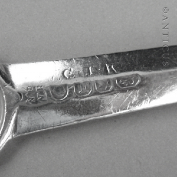 Sterling Silver Meat Skewer, London 1804.