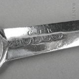 Sterling Silver Meat Skewer, London 1804.