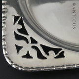 Silver Plated Vintage Coaster or Butter Dish.