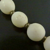 Vintage Graduated Bone Bead Necklace.