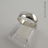 Sterling Silver Man's Band Ring.