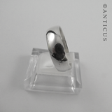 Sterling Silver Man's Band Ring.
