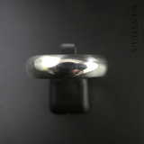Man's Silver Band Ring.