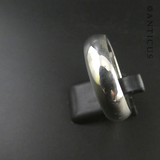 Man's Silver Band Ring.