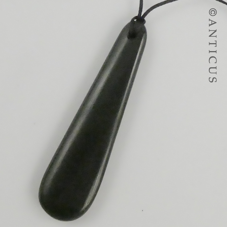 New Zealand Jade Large Patu Pendant.