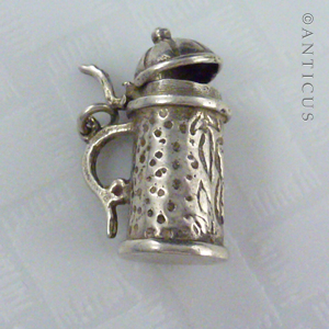 Silver Charm, Lidded Beer Stein.